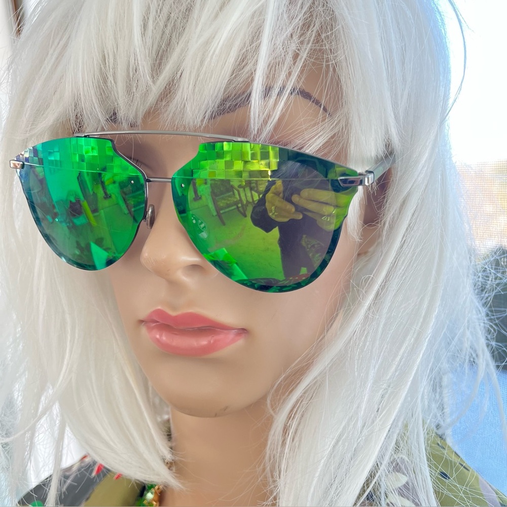 Dior Vibrant Green Sunglasses - Picture 2 of 9